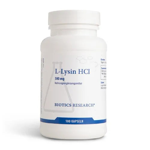 L-LYSINE HCL 500 mg capsules 100 pcs