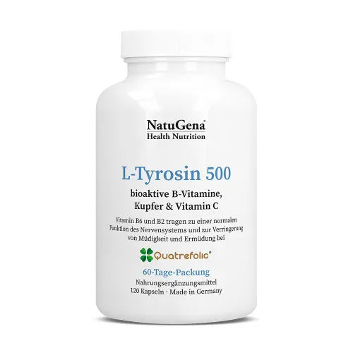 L-TYROSINE 500 B-Complex+Copper+Vitamin C