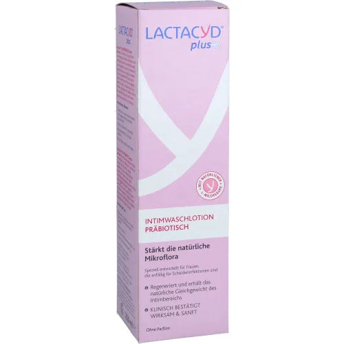 LACTACYD+ prebiotic intimate wash lotion