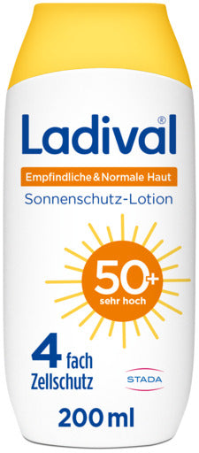 LADIVAL Sensitive & Normal Skin Lotion SPF 50+ 200 ml