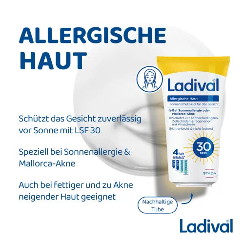 LADIVAL allergic skin gel face SPF 30 50 ml