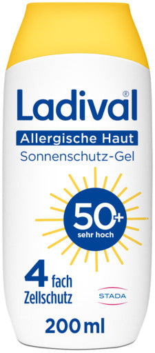 LADIVAL allergic skin sunscreen gel SPF 50+ 200 ml