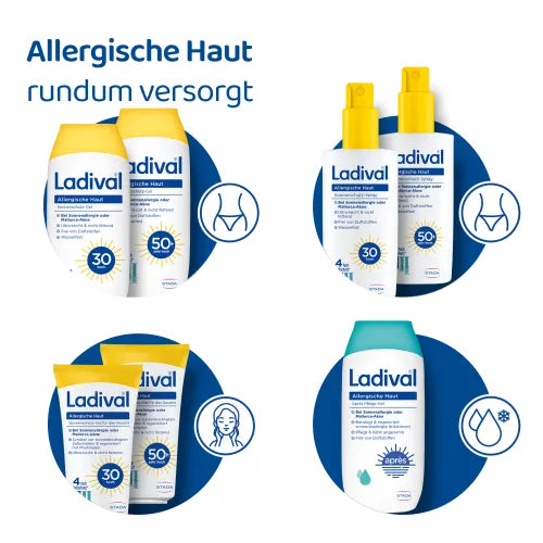 LADIVAL allergic skin sunscreen spray SPF 30 150 ml