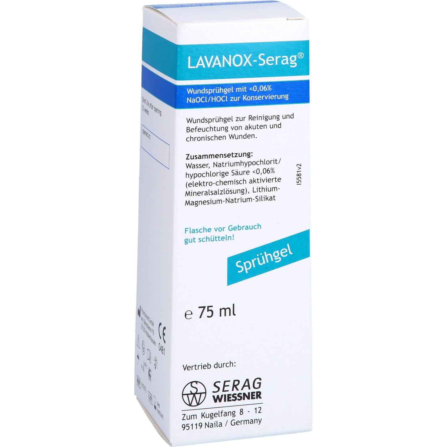 LAVANOX wound spray gel hydrogel