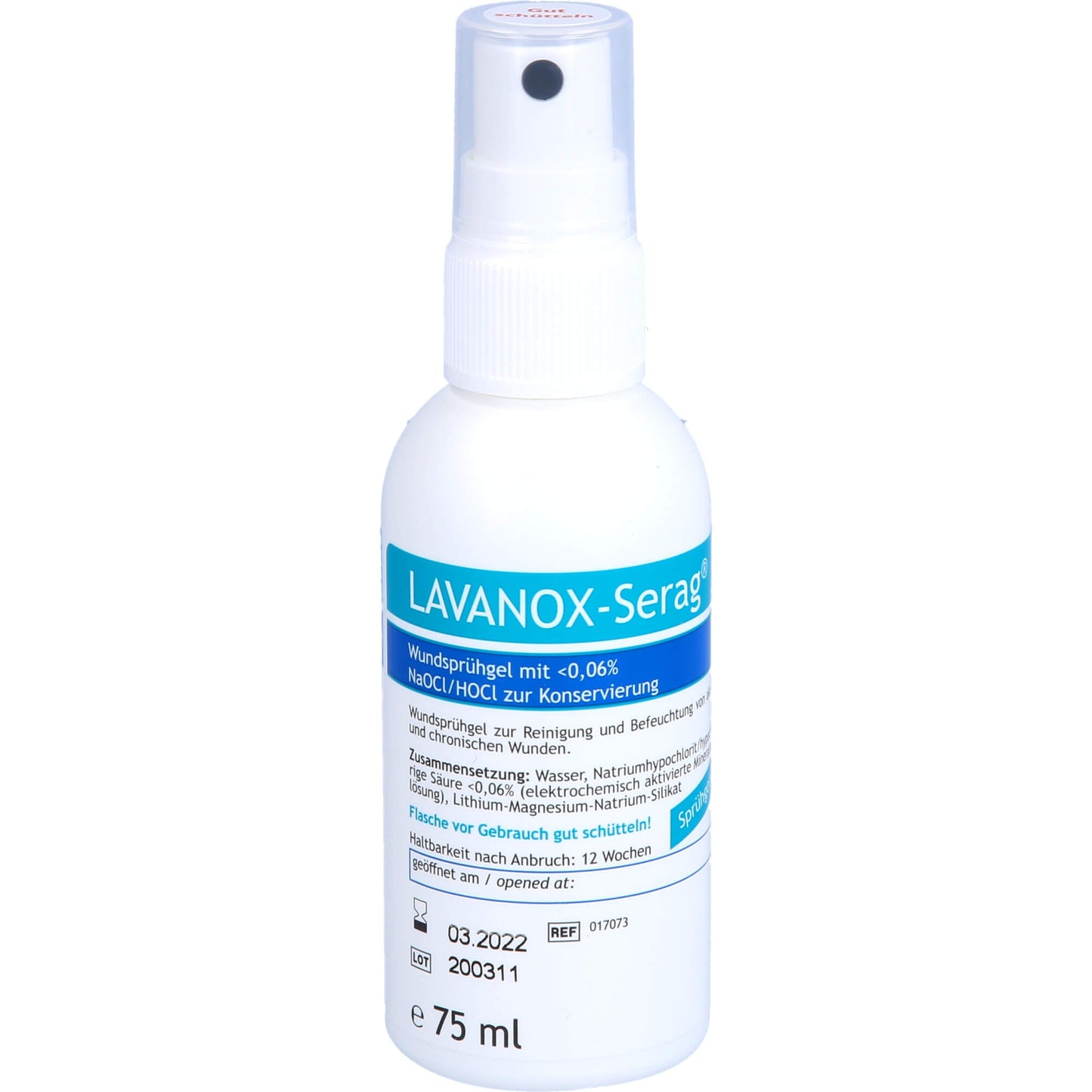LAVANOX wound spray gel hydrogel
