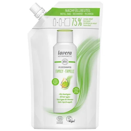 LAVERA Care Shampoo Family Refill Bag