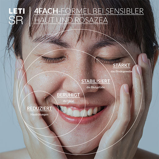 LETI SR Anti-Redness Facial Spray active
