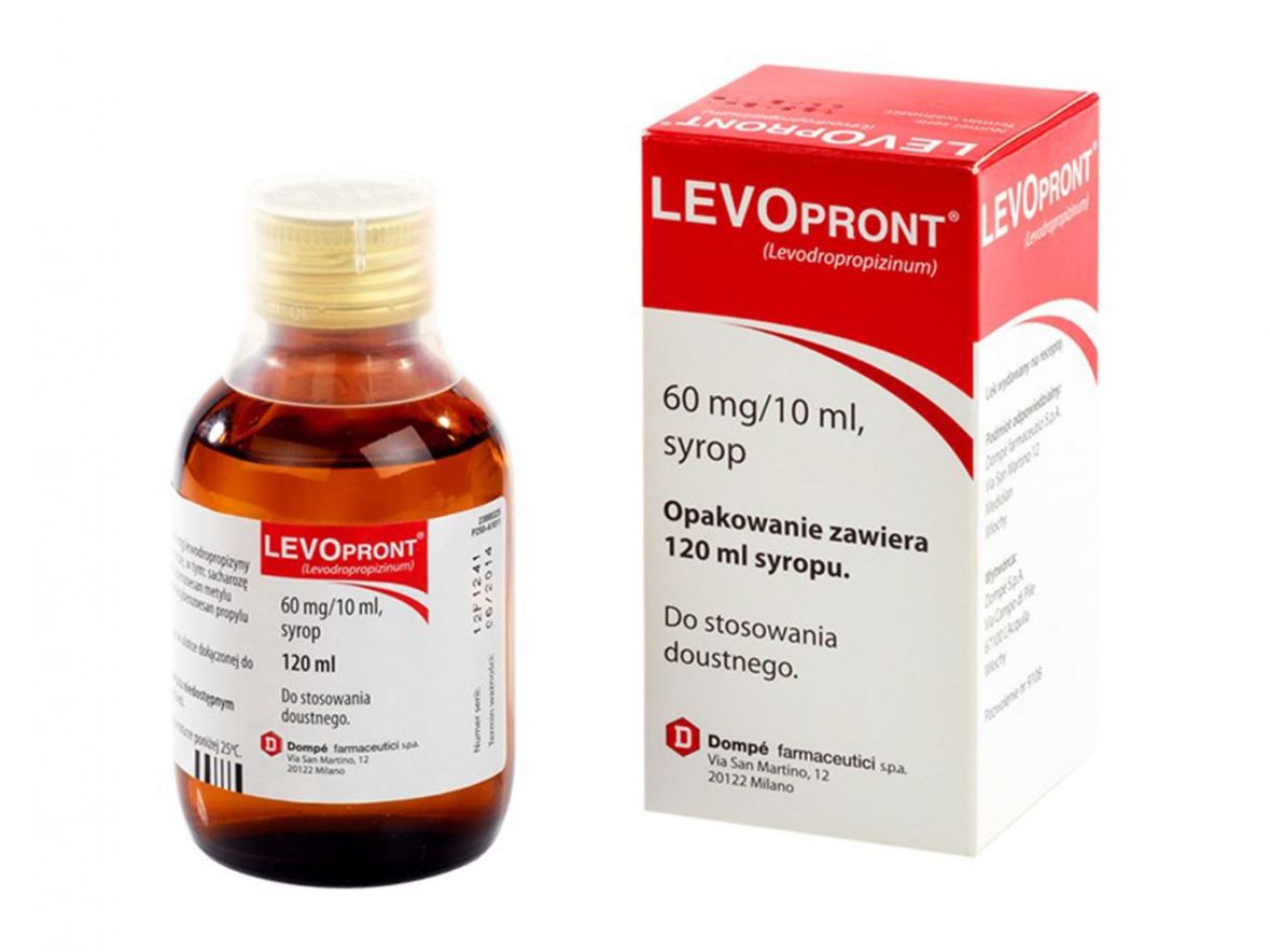 LEVOPRONT SYRUP 0.06g / 10ml 120ml children from 10kg. allergy medication