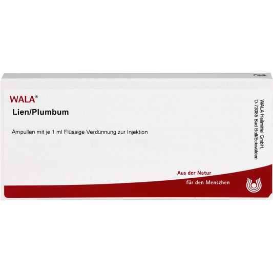 LIEN, PLUMBUM ampoules