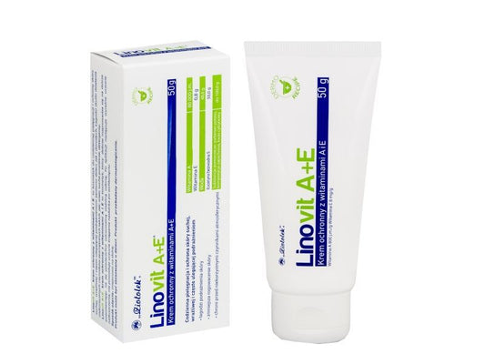 Vitamin e cream, LINOVIT protective cream with vitamins A + E 50g