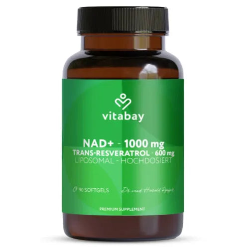 LIPOSOMAL NAD+ 1000 mg+trans-Reveratrol 600 mg 90 pcs