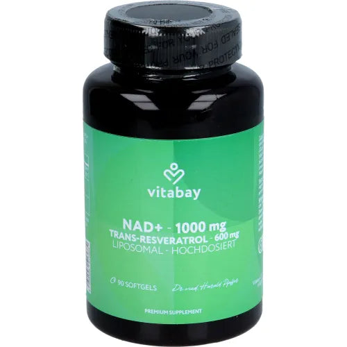 LIPOSOMAL NAD+ 1000 mg+trans-Reveratrol 600 mg 90 pcs