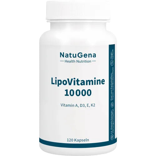 LIPOVITAMINE 10,000 vitamin A+D3+E+K2 capsules 120 pieces (30 g)