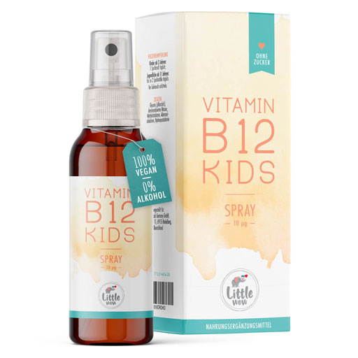 LITTLE Wow Vitamin B12 Kids Mouth Spray Children vegan