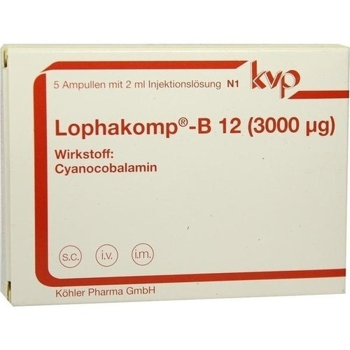 LOPHAKOMP vitamin B12 3,000 µg solution for injection