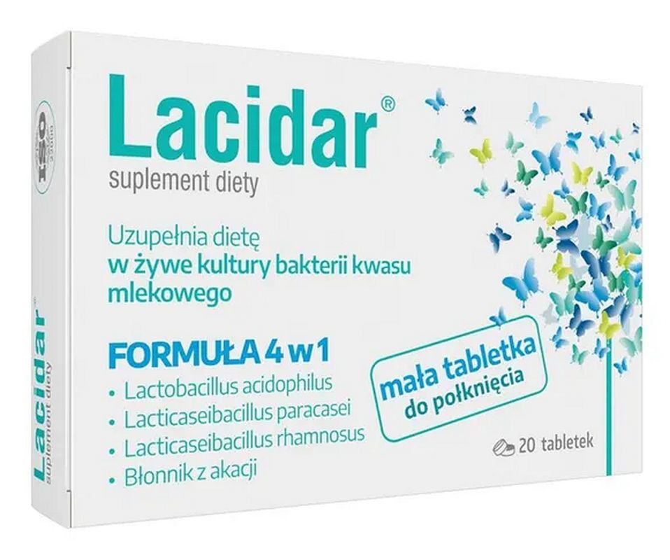 Lacidar 125 mg 20 tablets