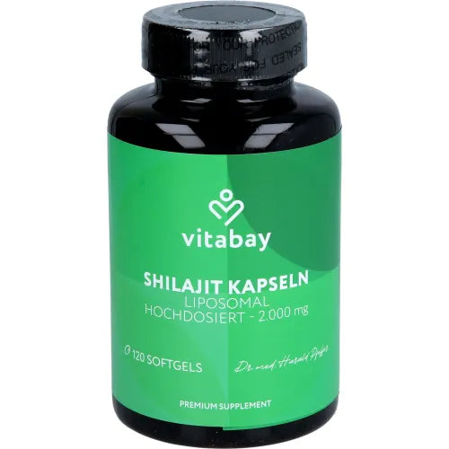 Liposomal Mumijo Shilajit 1000mg high-dose softgels, 120 tablets