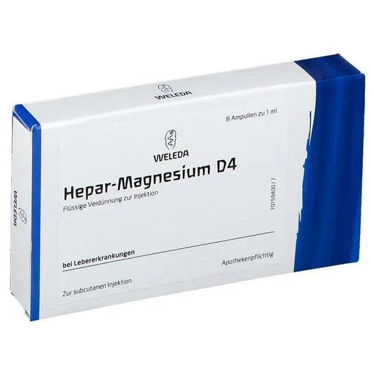Liver dysfunction, chronic liver inflammation, depression, HEPAR MAGNESIUM D 4 ampoules UK