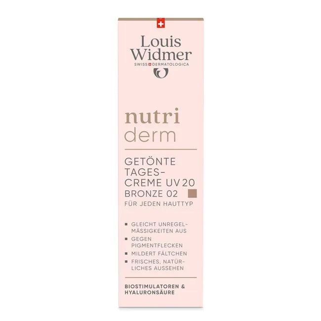 Louis Widmer nutriderm Tinted Day Cream UV 20 - Bronze 02