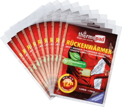 Lower back pain, THERMOPAD back warmer UK