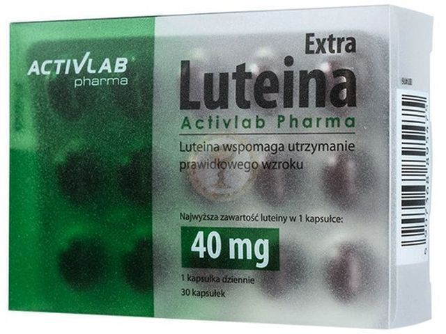Polyunsaturates, lutein, zeaxanthin, Lutein Extra x 30 capsules