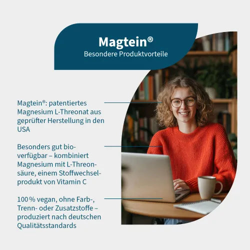 MAGTEIN Magnesium L-Threonate 2003 mg vegan capsules 90 count