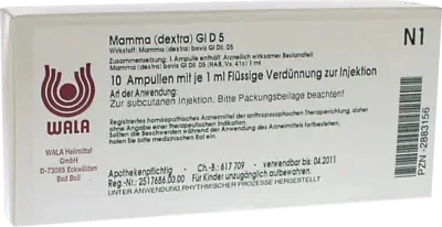 MAMMA DEXTRA GL D 5 ampoules UK