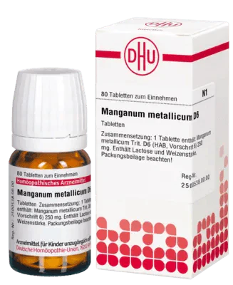 MANGANUM METALLICUM D 6 tablets UK