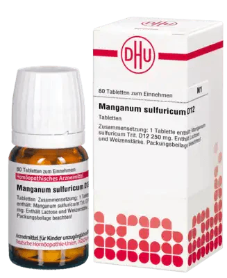 MANGANUM SULFURICUM D 12 tablets UK