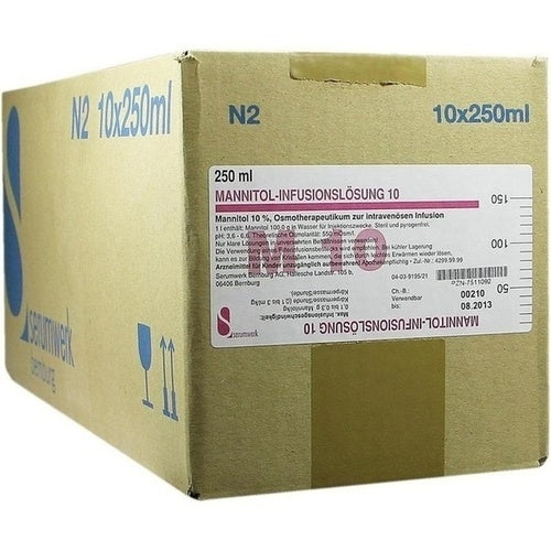 MANNITOL Inf. solution 10 10X250 ml