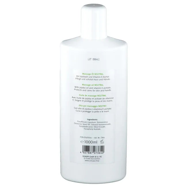 MASSAGE OIL SCHUP neutral