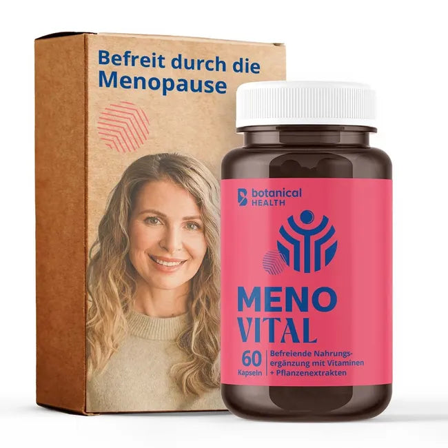 MENO VITAL Rhubarb Red Clover Grape Seed Vit. Capsules