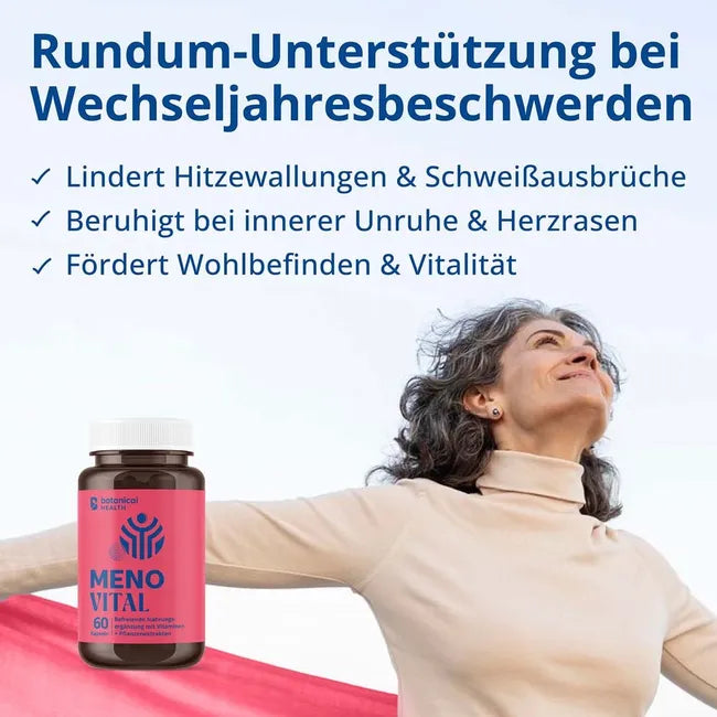 MENO VITAL Rhubarb Red Clover Grape Seed Vit. Capsules