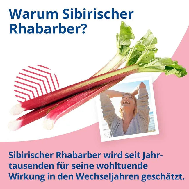 MENO VITAL Rhubarb Red Clover Grape Seed Vit. Capsules