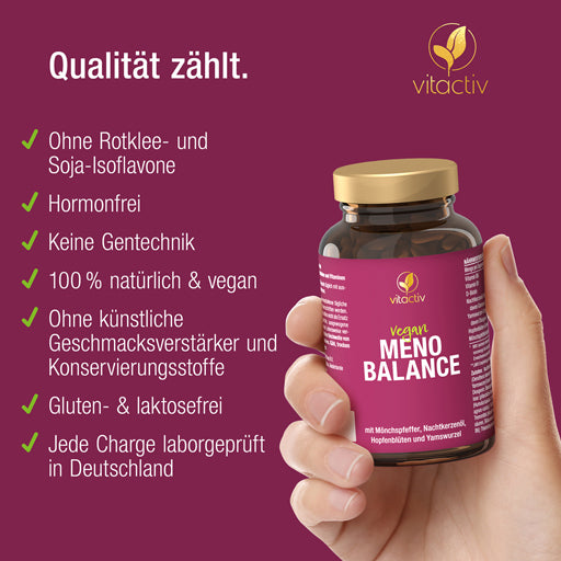MENO BALANCE, Yam root extract, Evening primrose oil, agnus castus