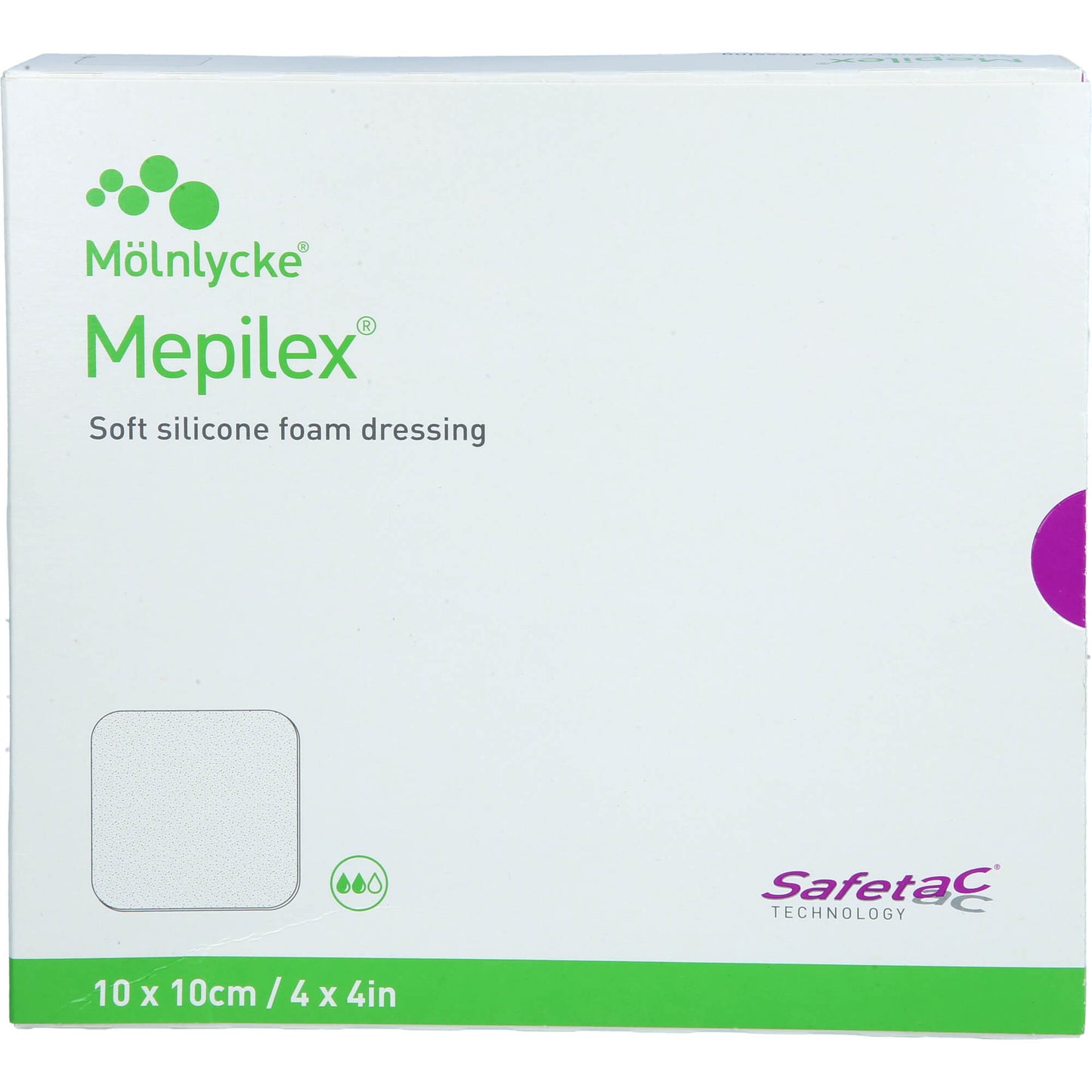 MEPILEX 10x10 cm foam dressing