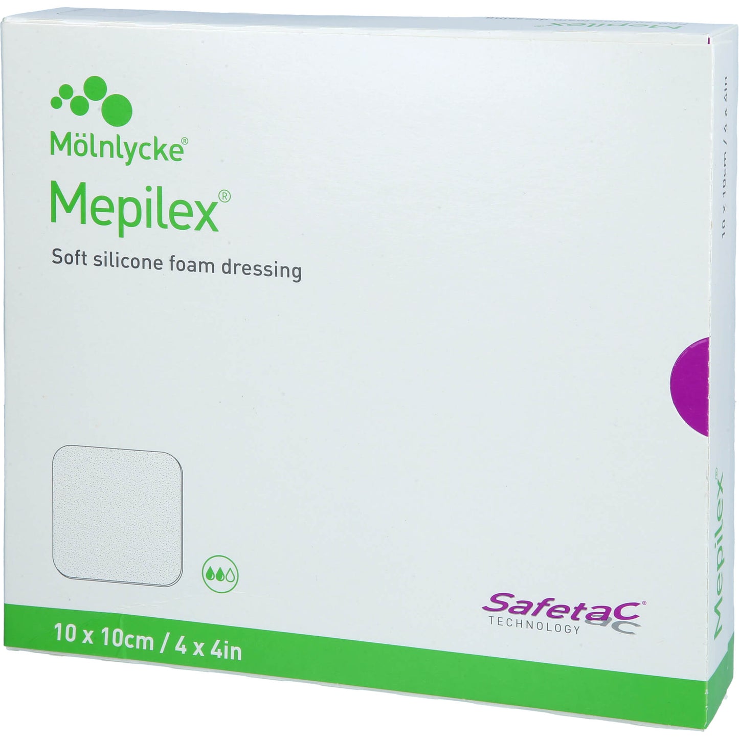 MEPILEX 10x10 cm foam dressing