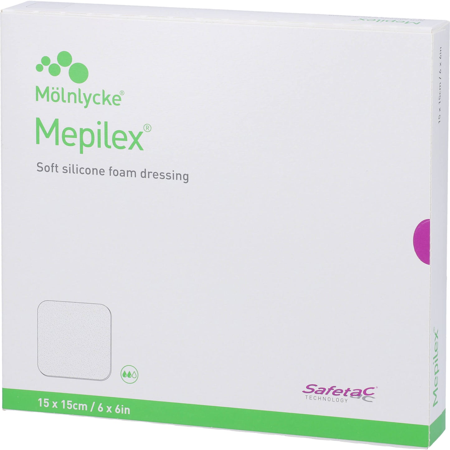 MEPILEX 15x15 cm foam dressing