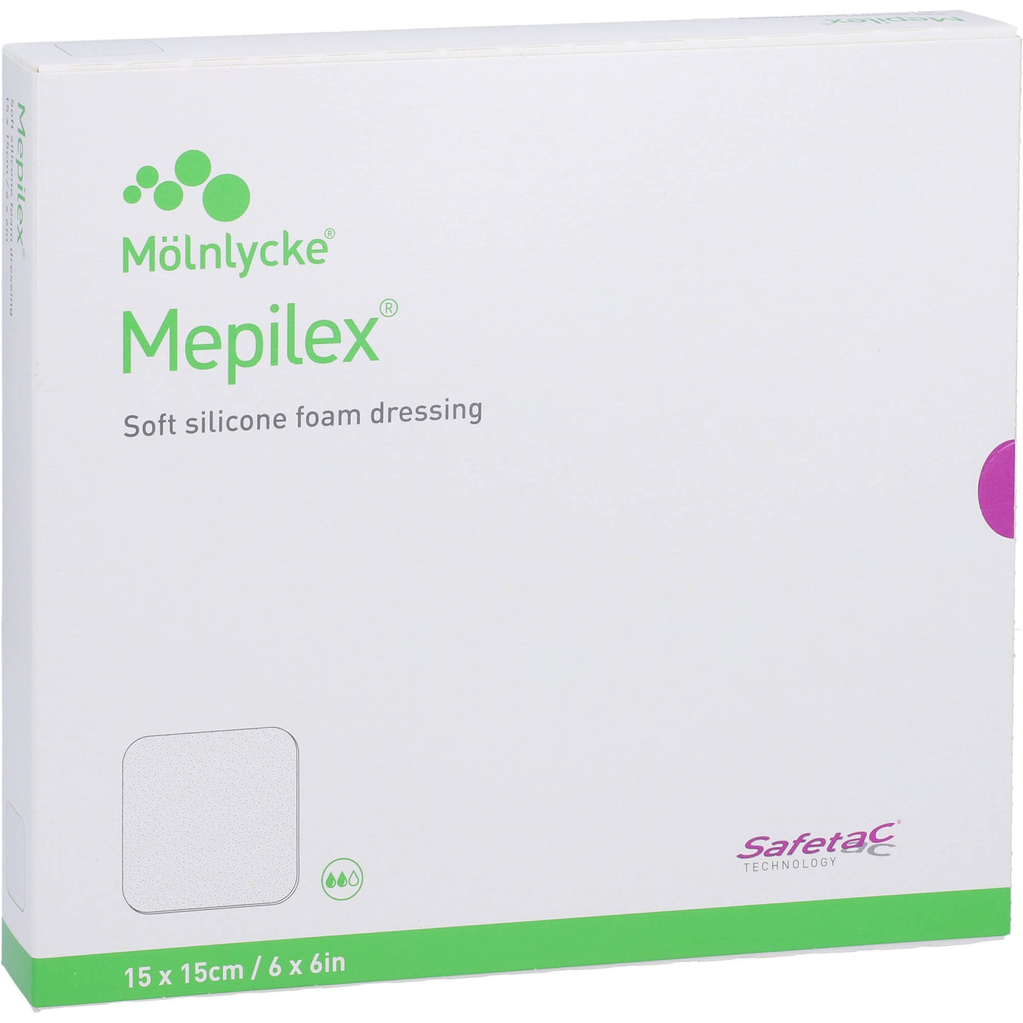 MEPILEX 15x15 cm foam dressing