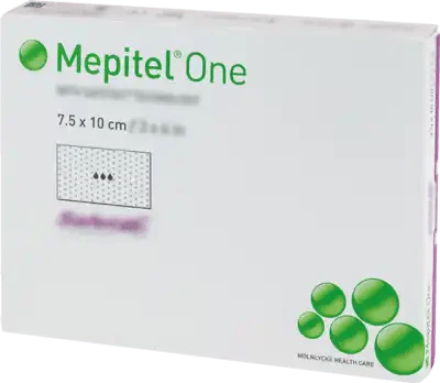 MEPITEL One 7.5x10 cm silicone mesh bandage UK