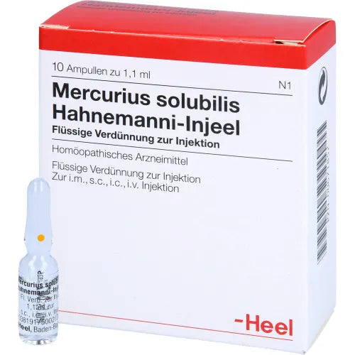 MERCURIUS SOLUBILIS INJEEL Hahnemanni Ampoules 10 pcs