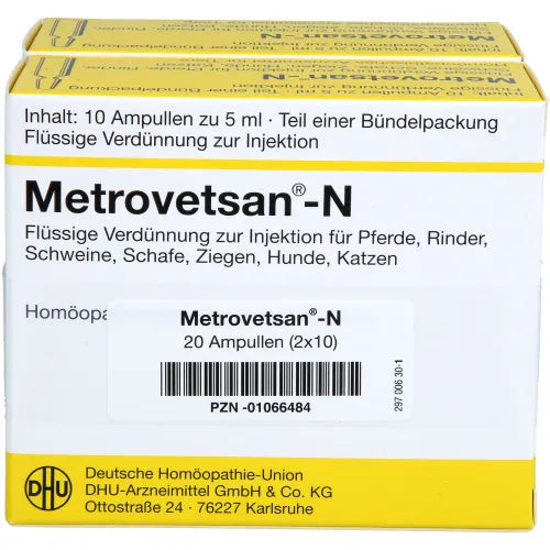 METROVETSAN N solution for injection vet. 20X5ml