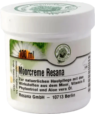 MOOR CREAM Resana, vitamin E, phytantriol, aloe vera UK