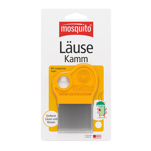 MOSQUITO nit comb metal with magnifying glass