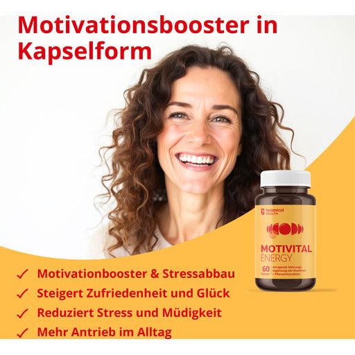 MOTIVITAL with Griffonia L-Tyrosine and Roseroot Caps