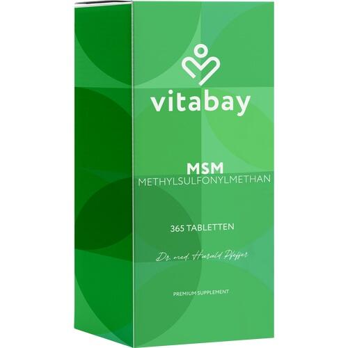 MSM 1000 mg methylsulfonylmethane vegan tablets 365 pcs