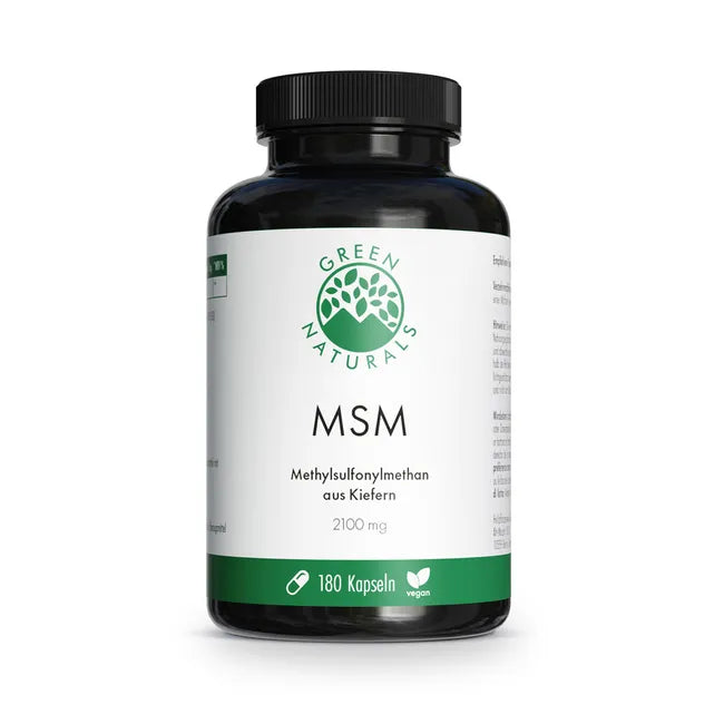 MSM 2100 mg vegan high-dose capsules 180 pieces
