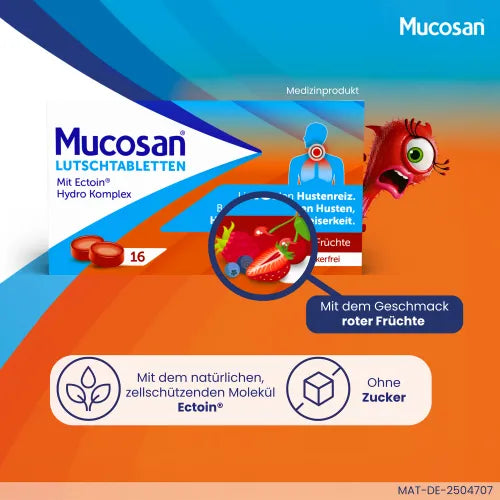 levodropropizine usa MUCOSAN Lozenges Red Fruits 16 pcs - 10