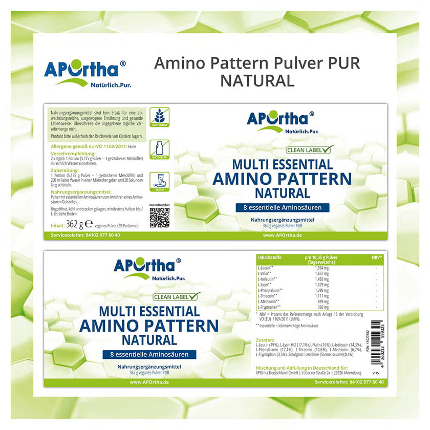MULTI ESSENTIAL Amino Pattern natural powder
