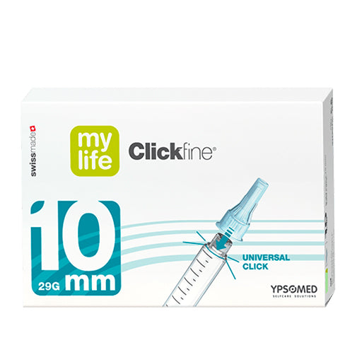 MYLIFE Clickfine pen needles 10 mm 29 G